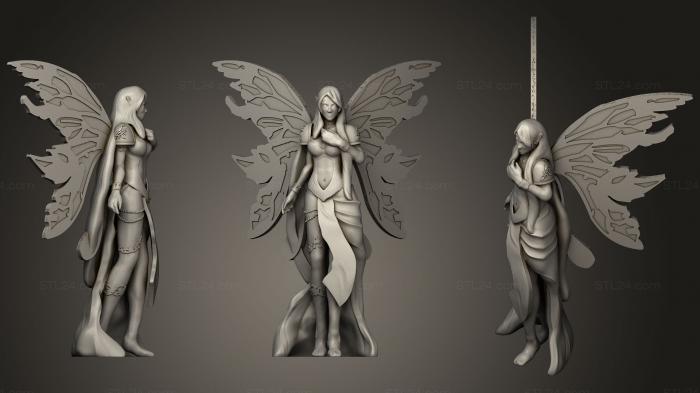 Figurines of girls (Pixie11, STKGL_0346) 3D models for cnc